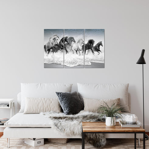 Wandbilder Wohnzimmer XXL Pferde Moderne Bilder Tiere